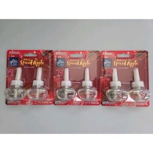 Glade Autumn Spiced Apple Scented Oil Refills. Limited Edition‎ 3 packs